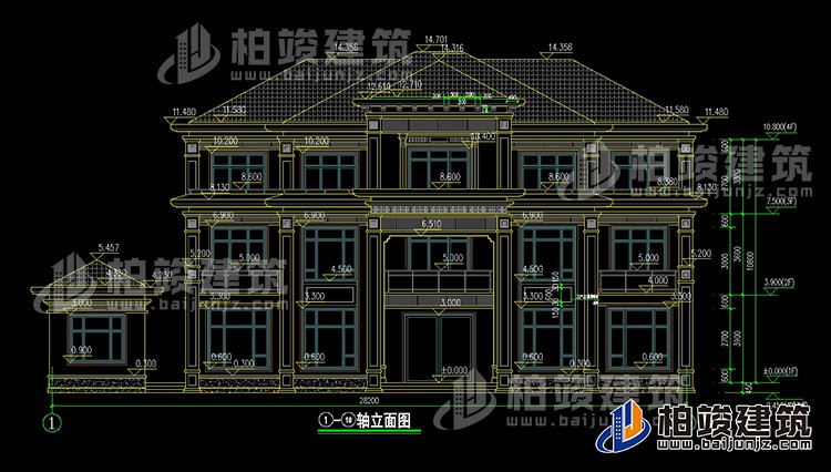 正立面图