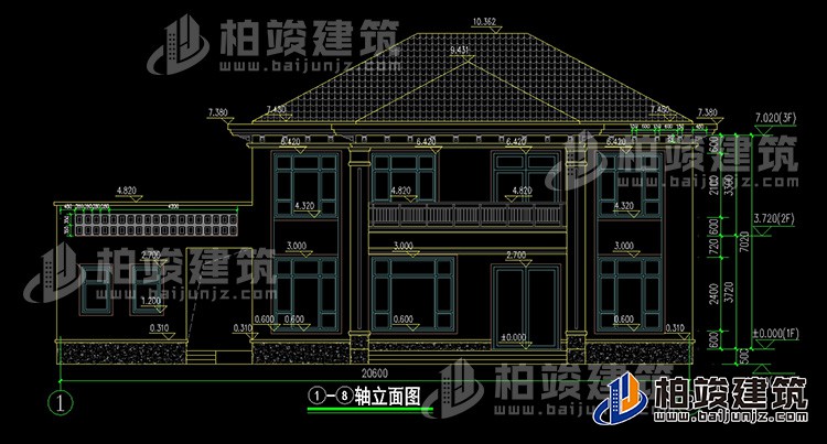 正立面图